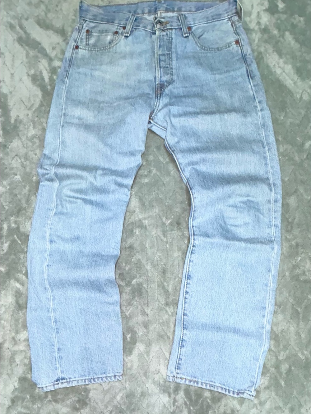 levi’s 501 blue jeans straignt leg men’s size 30x29